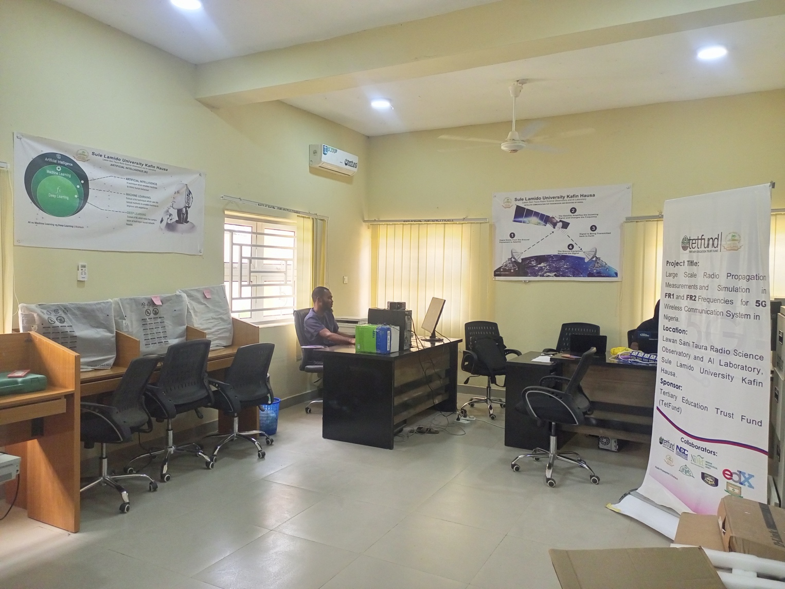 Vice-Chancellor Prof. Lawan Sani Taura at the IEEE ComSoc programme (2023)
