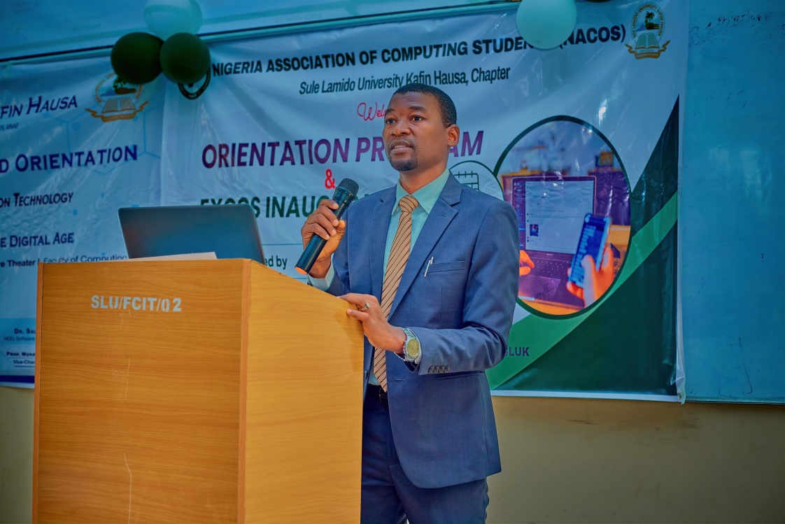 Deputy Dean Dr. Salisu Garba presenting excellence guidelines (2024)