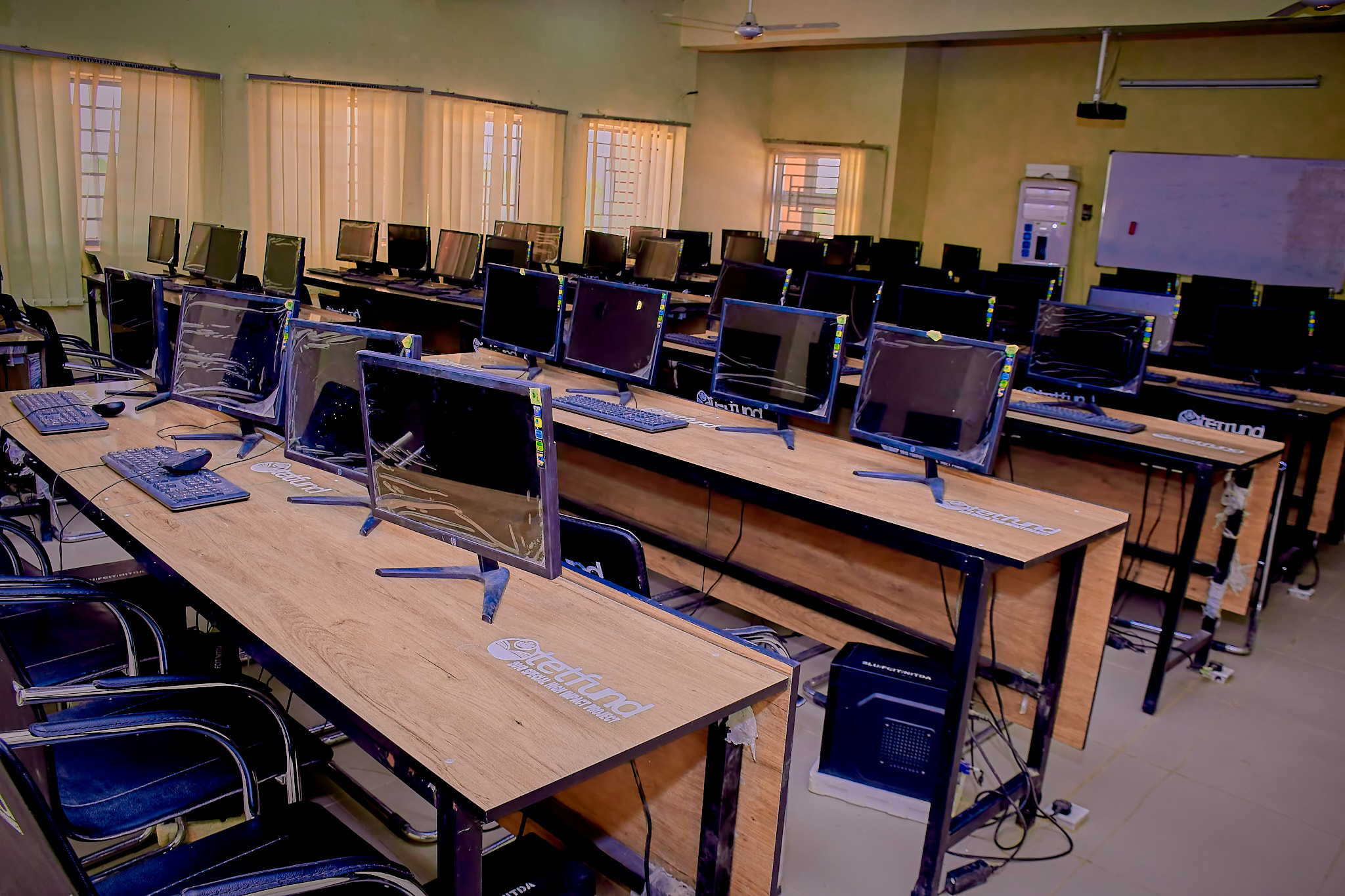 Computer laboratory at the Faculty of Computing and IT